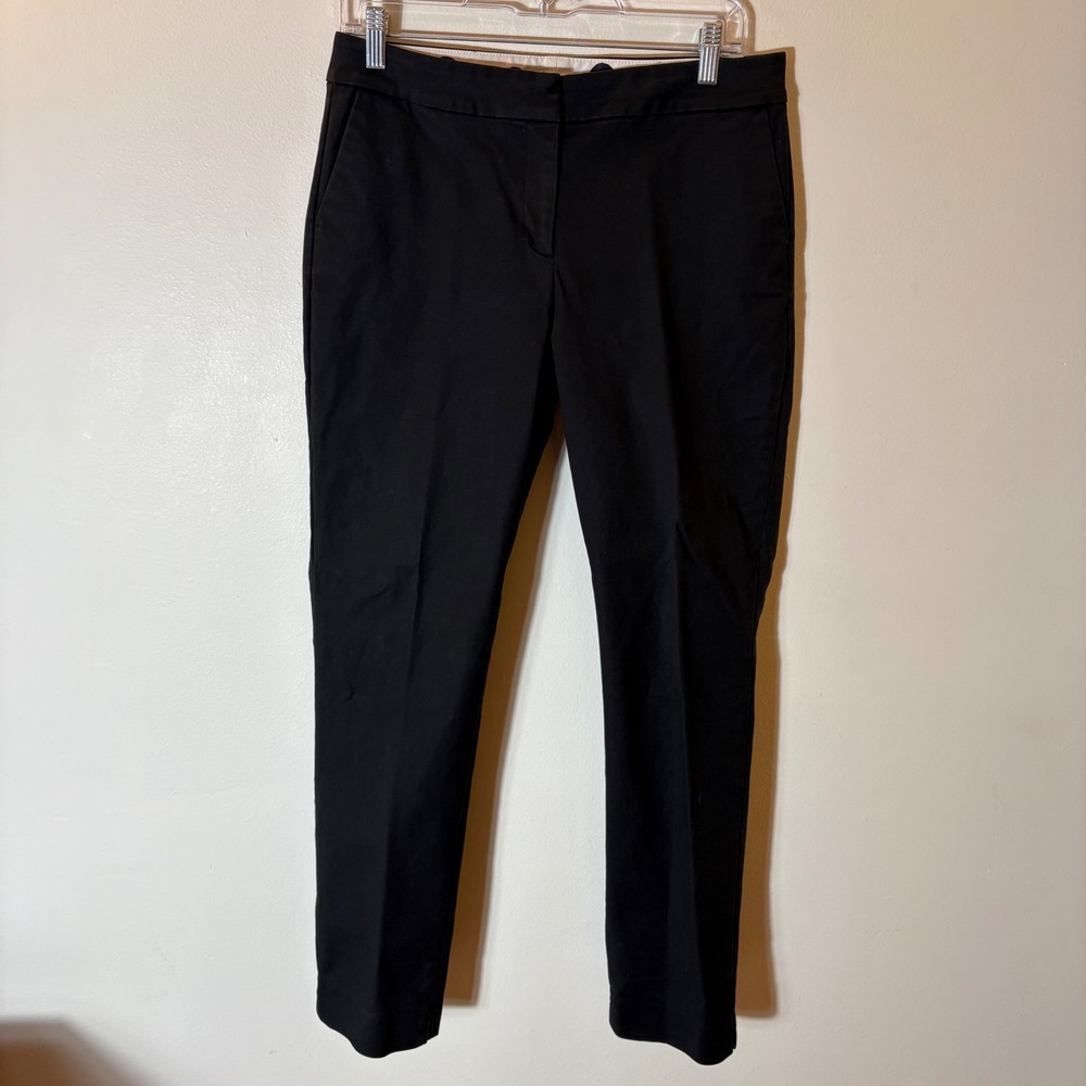 Boden Black‎ Slim Fit Ankle Trousers Size 8R Stretch Cotton Pockets